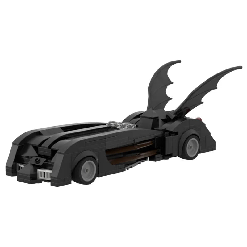Bricklink Superhero Knight Technical Car Animated Series Batmobiles Tumbler Armored Vehicle Batpod Building Blocks Kid Toys Gift