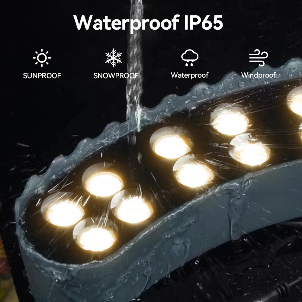 5PCS Outdoor Tree Hugging Lights  IP65 Waterproof LED Wall Washer Aluminum AC220V Lawn Spot Lights for Garden Yard Night Decora