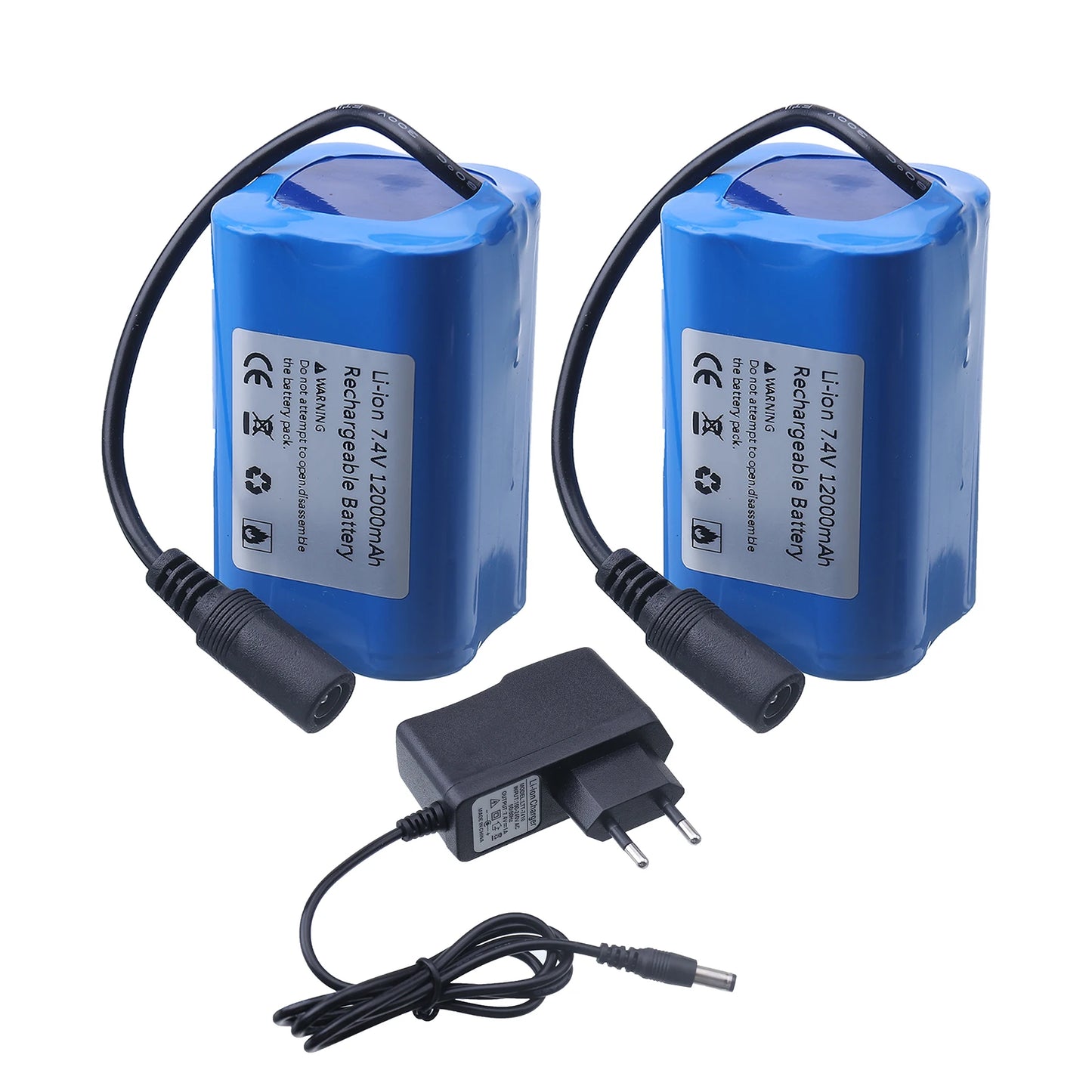 2024 Upgrade 7.4V 12000mAh Battery For T188 T888 2011-5 V007 C18 H18 So on Remote Control RC Fishing Bait Boat Parts