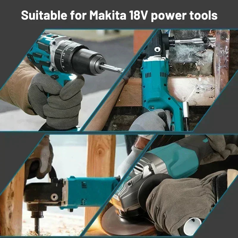 18V Makita Genuine Battery, LED Display Rechargeable Tool Battery for Makita LXT Series Power Tool Battery & Charger