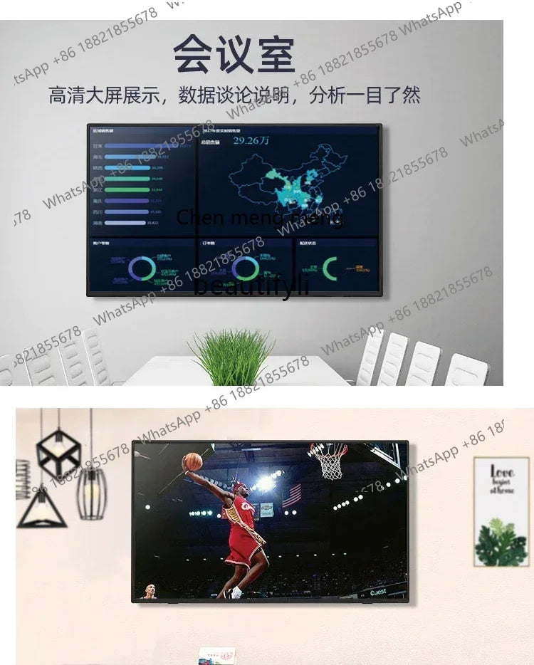 TV 100 inch 120 inch large screen voice intelligent network high definition LCD