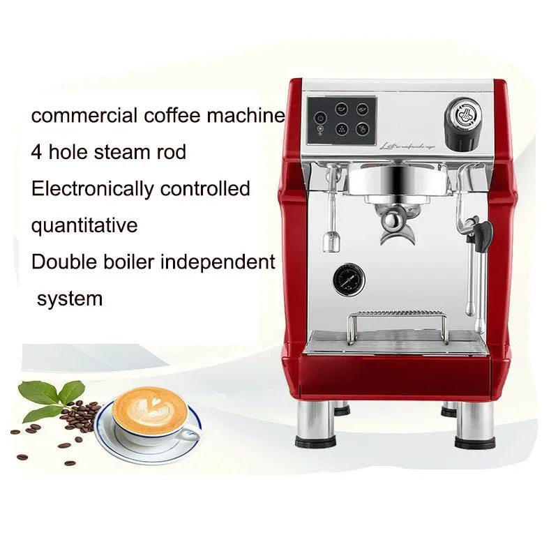 Coffee Maker CRM3200C/D Commercial Italian Semi-automatic Coffee Machine Freshly Ground Espresso Milk Tea Coffee Shop Equipment