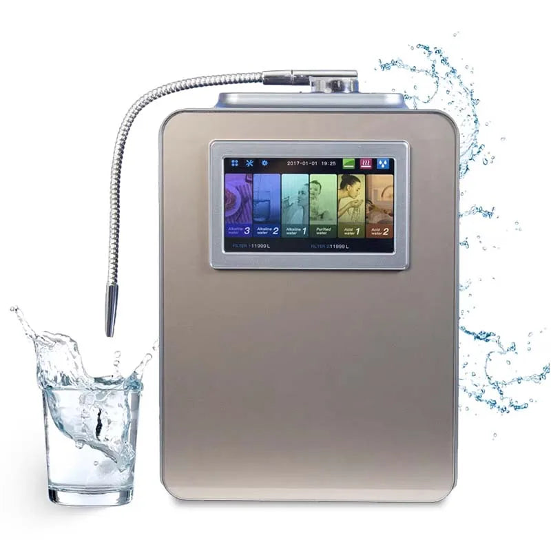 Wholesale PH 2.5-11.2 Platinum Coating 11 Plates Alkaline Water Ionizer Water Treatment Appliances Japan Kangen Water Dispenser