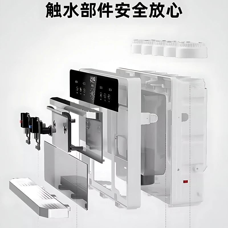 Purification and heating all-in-one water purifier hot and cold water dispenser revers osmosis system