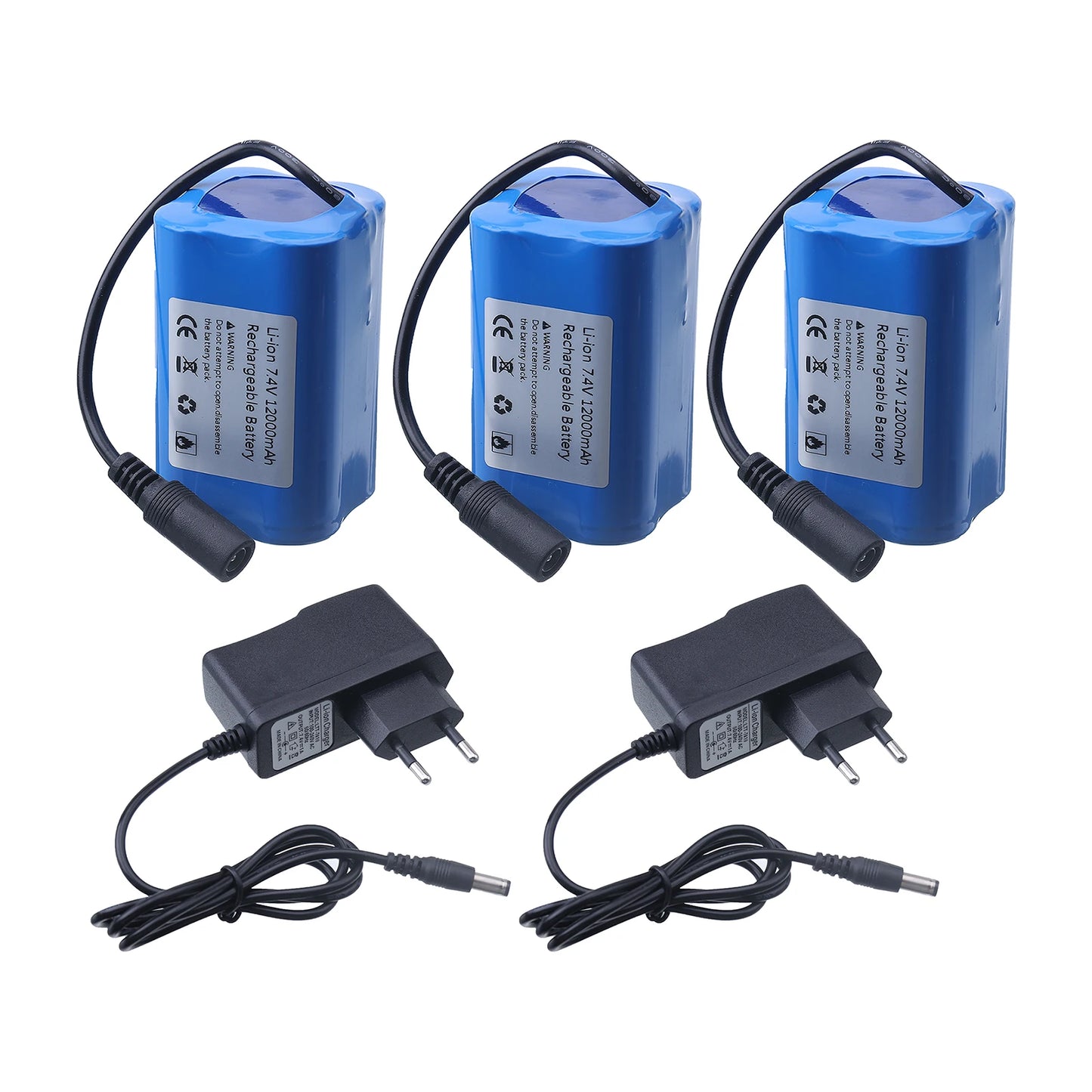 2024 Upgrade 7.4V 12000mAh Battery For T188 T888 2011-5 V007 C18 H18 So on Remote Control RC Fishing Bait Boat Parts