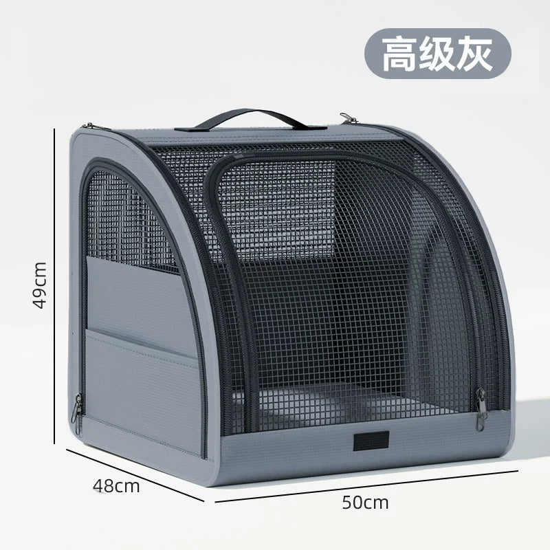 Large Dog Bed Cat Carrier Car Seat Backpack Puppy Covers Car Seats Carrying Travel Novelties Vehicle Accessories Pet Supplies