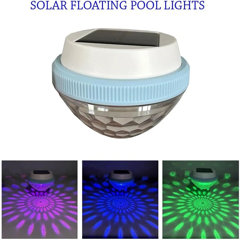 Solar Floating Pool Lighting, 7 Colour Changing Light Waterproof , Pond Lights, Swimming Lamp for Pools Decoration