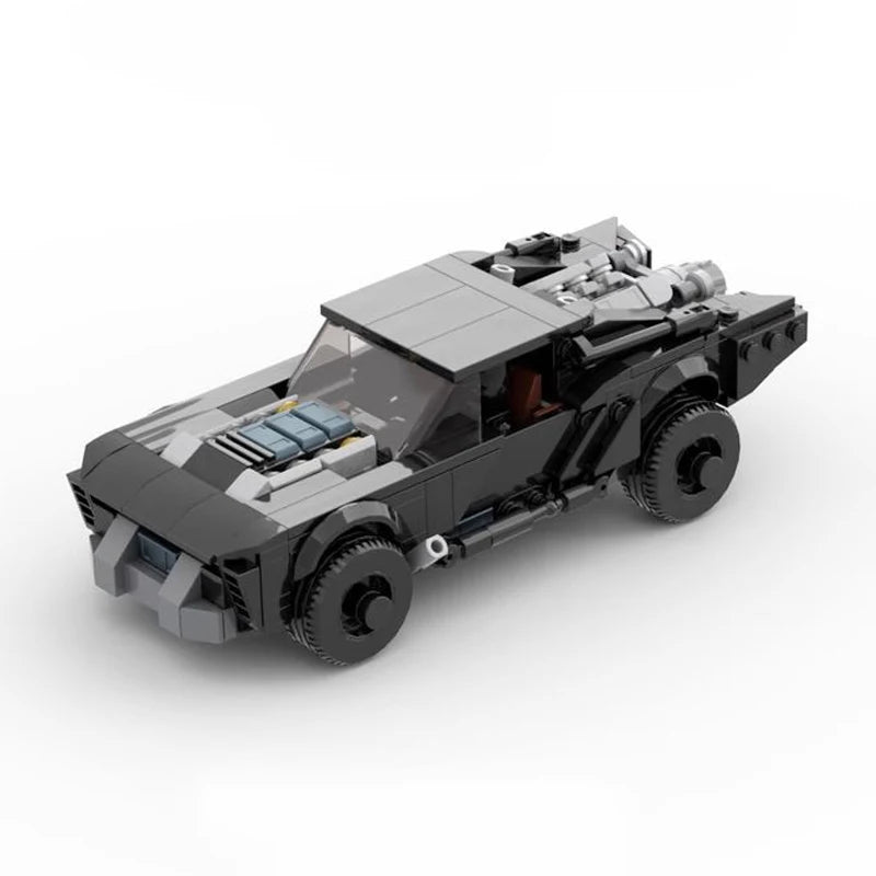Bricklink Superhero Knight Technical Car Animated Series Batmobiles Tumbler Armored Vehicle Batpod Building Blocks Kid Toys Gift