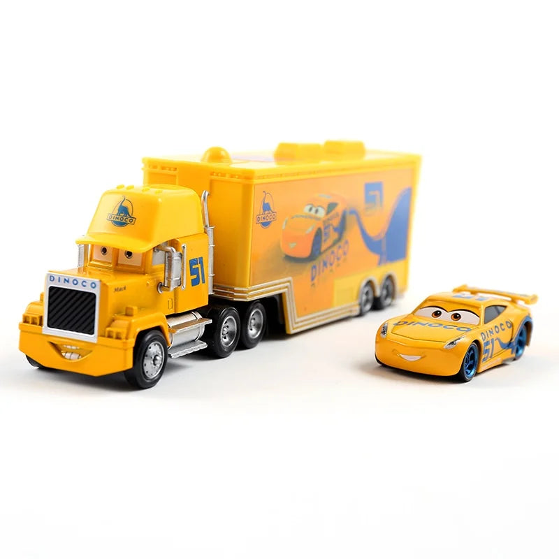 Disney Pixar Cars 3 Toy Lightning Mcqueen Jackson Storm Cruz Ramirez Hudson Mack Truck Car 2 Chick Hicks dinoco racer kids gift