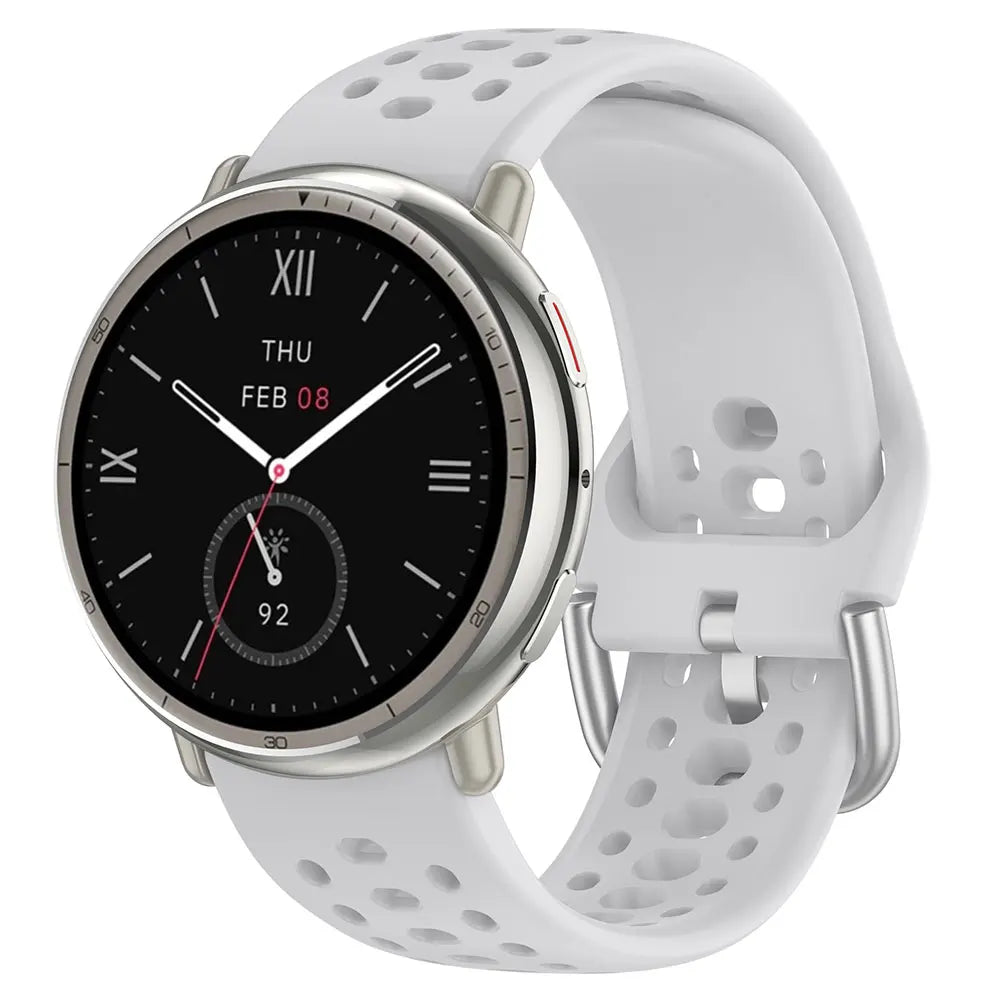 Original Silicone Watchband For Huami Amazfit Active 2 Sport Strap Breathable Bracelet Correa Amazfit Active2 Square Accessories
