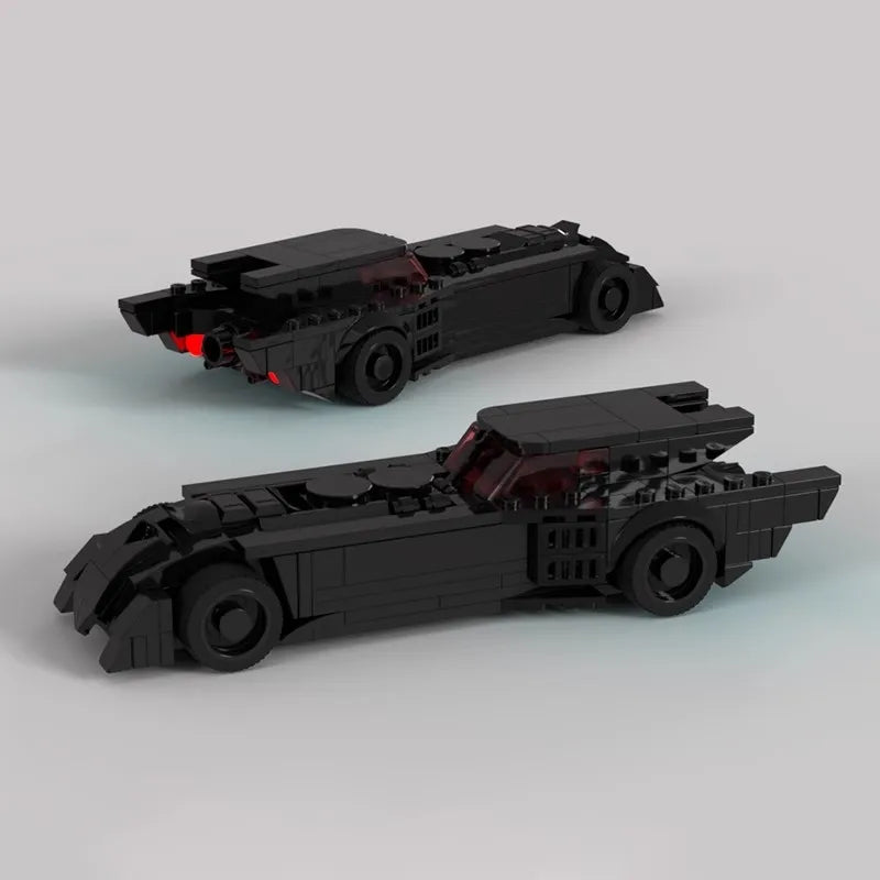 Bricklink Superhero Knight Technical Car Animated Series Batmobiles Tumbler Armored Vehicle Batpod Building Blocks Kid Toys Gift