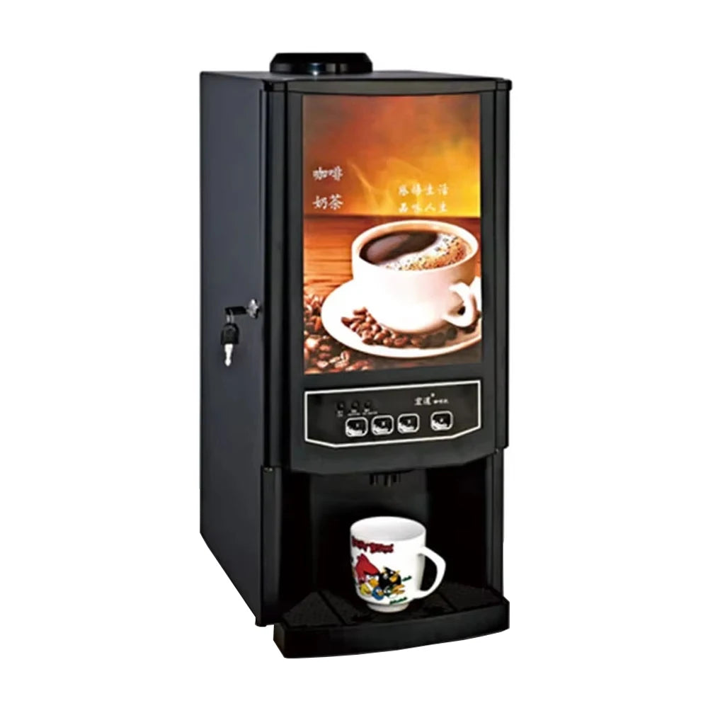 Automatic Coffee Machine 2/3 Tank Commercial Drip Coffee Maker Tabletop Office Juice Tea Coffee Drinks Vending Machine