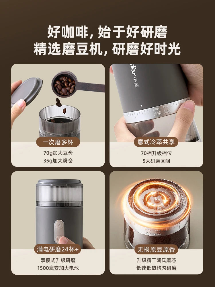 American coffee machine Small household drip filter black coffee machine Semi-automatic coffee and tea making machine