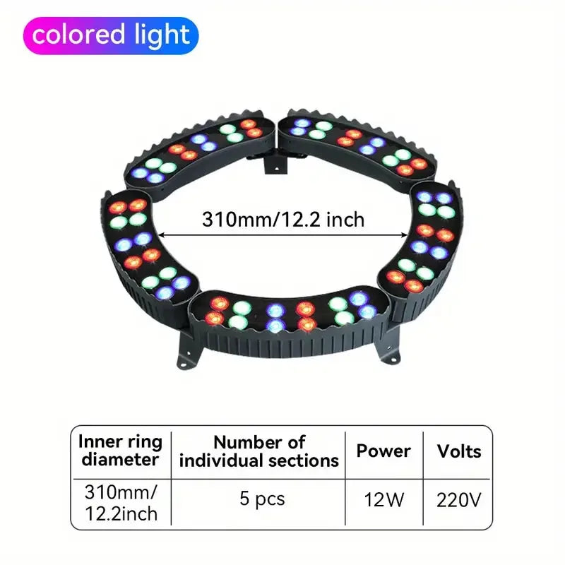 5PCS Outdoor Tree Hugging Lights  IP65 Waterproof LED Wall Washer Aluminum AC220V Lawn Spot Lights for Garden Yard Night Decora