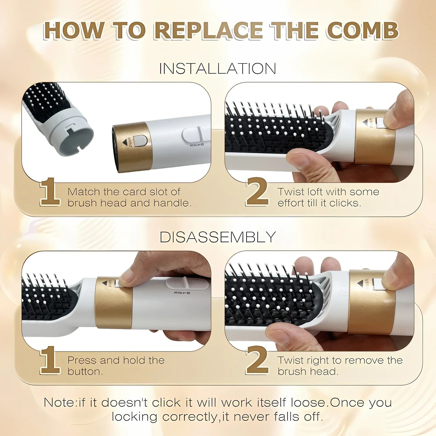 Professional 5 in 1 Hair Dryer Hot Air Comb Curler For Dyson Airwrap Hair Dryer Styling Tool Hair Straightener Hairdressing Tool