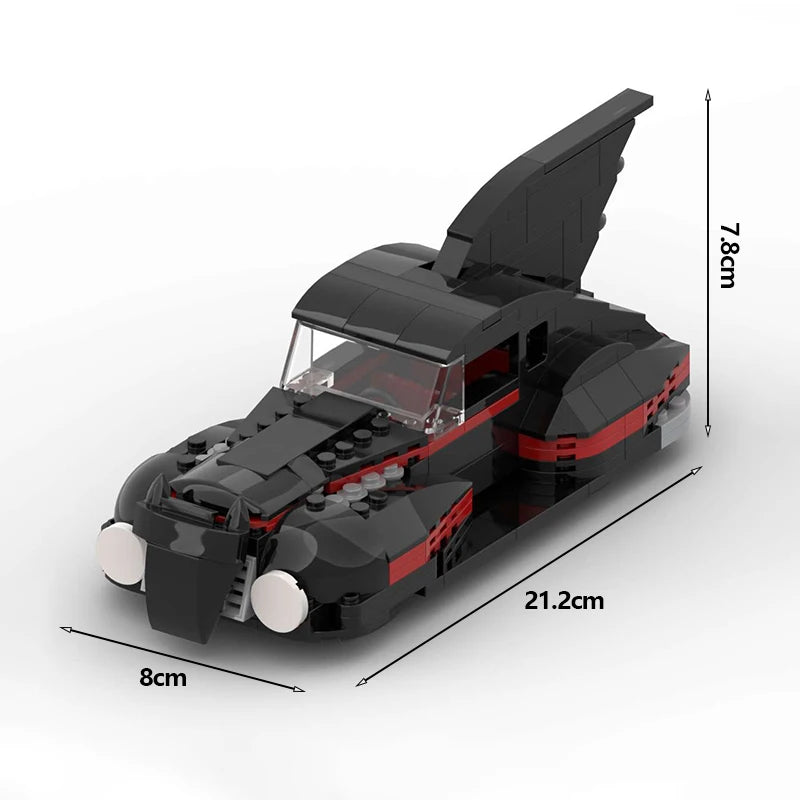Bricklink Superhero Knight Technical Car Animated Series Batmobiles Tumbler Armored Vehicle Batpod Building Blocks Kid Toys Gift