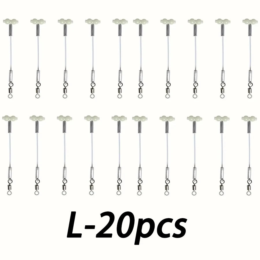 5pcs Luminous Gourd Balance Bracket, Gourd Swivel Connector, Sea Fishing DIY Fishing Group, Fishing Supplies, Fishing Small Acce