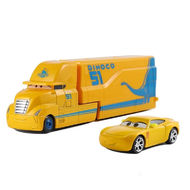 Disney Pixar Cars 3 Toy Lightning Mcqueen Jackson Storm Cruz Ramirez Hudson Mack Truck Car 2 Chick Hicks dinoco racer kids gift