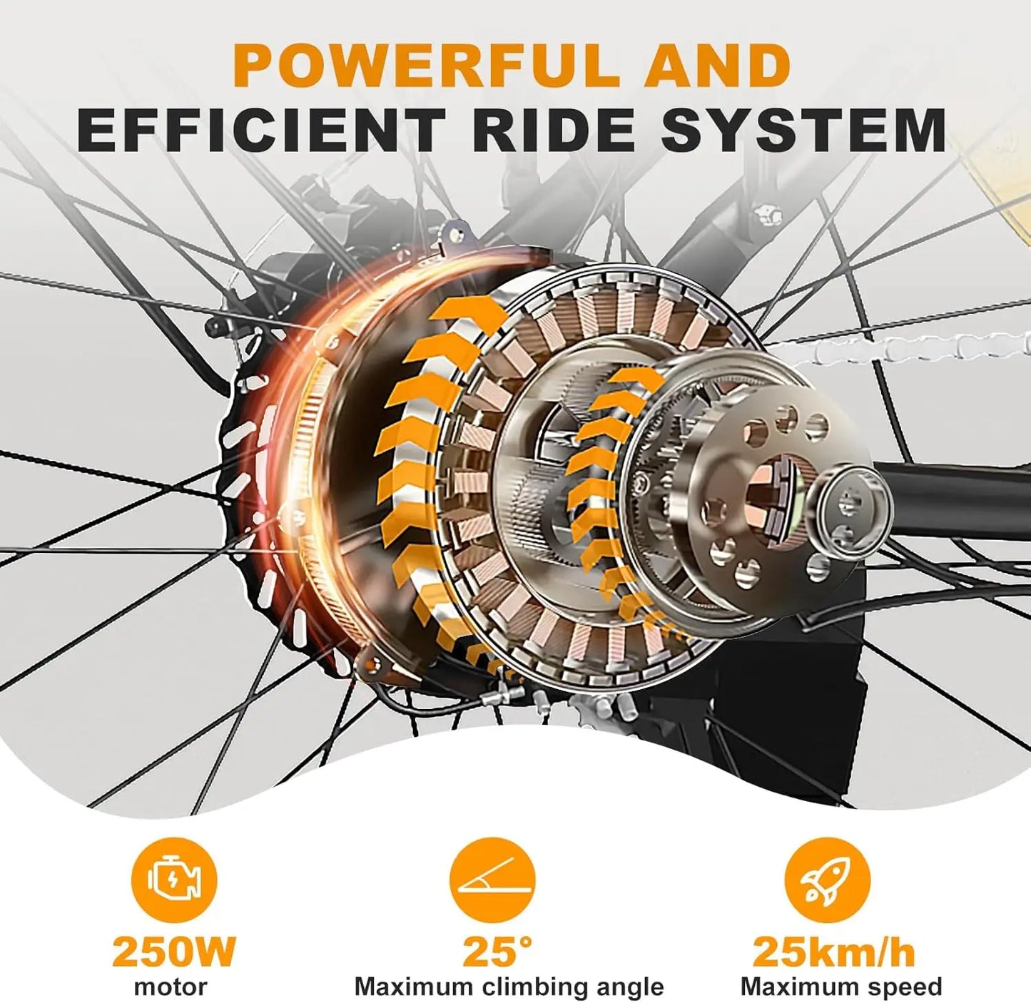 HITWAY Electric bike, 28 electric bikes, city e-bike with removable battery 36V 13Ah, motor 250W, 7 speeds