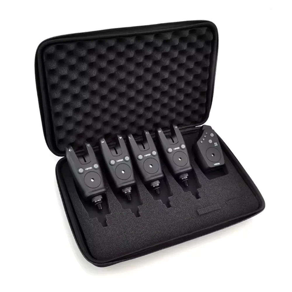 Hirisi S5 Carp Fishing Bite Alarms Fishing Bite Indicator Waterproof Wireless Fishing Alarm Set Fishing Accessories