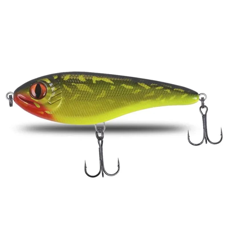 TSUYOKI Musky Jerkbaits Slow Sinking Slider Lures 90mm/105mm Loud Sound Crankbaits Westin Lure Jerkbait Fishing for Pike Walleye