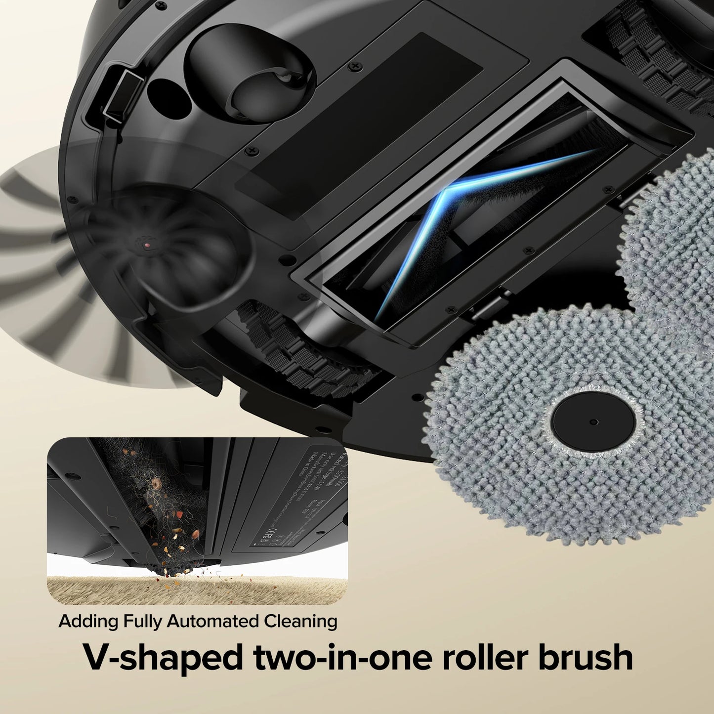 Lubluelu S1000 Robot Vacuum Mop with All-in-One Self-Clean Base - Auto Empty/Wash/Dry Mop Hands-Free 11000Pa 180min Runtime