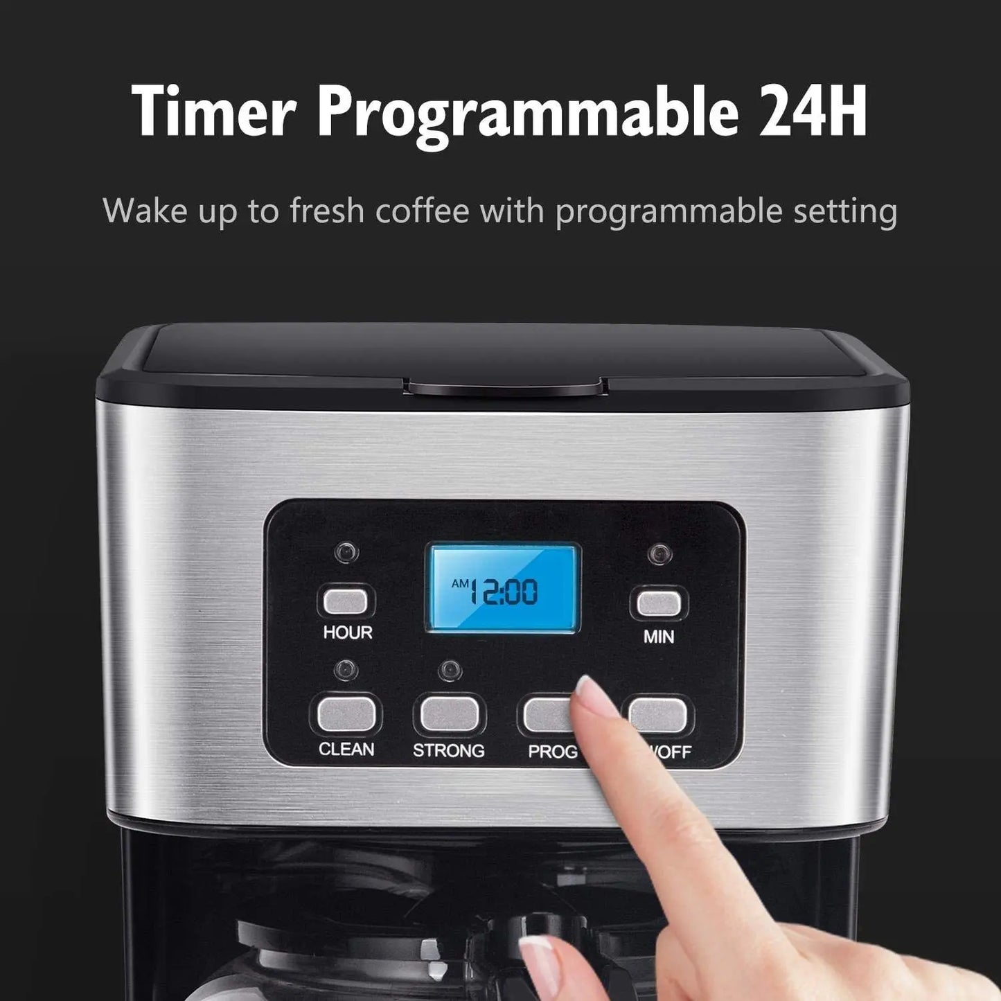 XEOLEO Automatic Coffee Machine Drip Cafe Maker 1.5L Glass Kettle American Espresso Coffee Maker Keep Warm Tea Pot Boiler