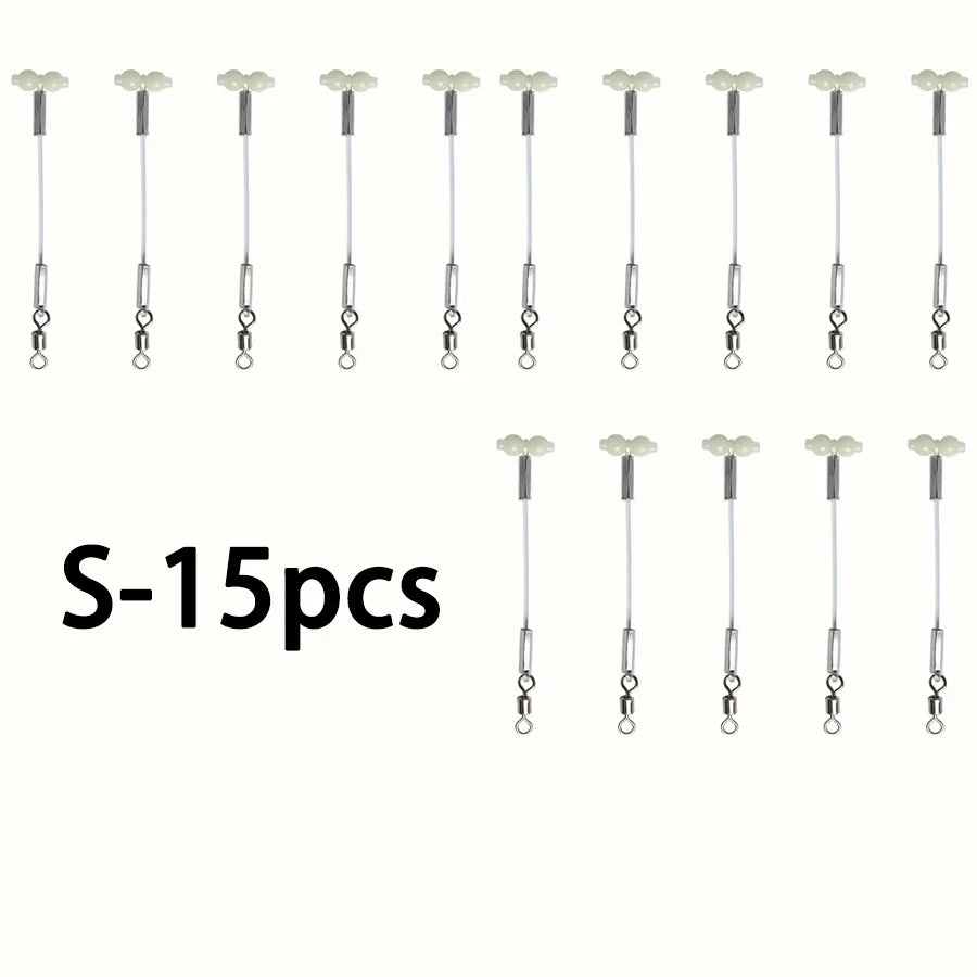 5pcs Luminous Gourd Balance Bracket, Gourd Swivel Connector, Sea Fishing DIY Fishing Group, Fishing Supplies, Fishing Small Acce