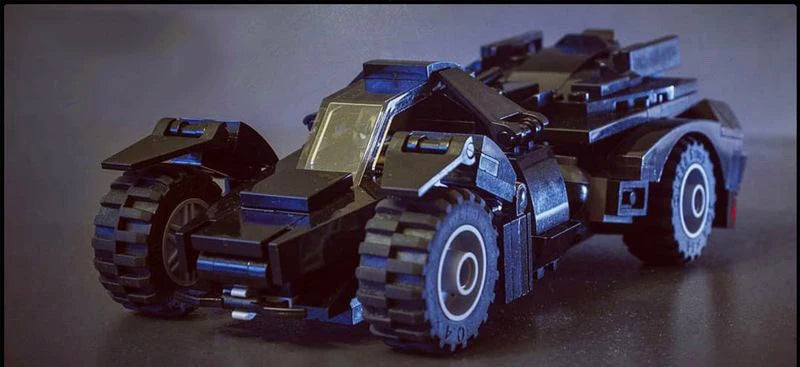 Bricklink Superhero Knight Technical Car Animated Series Batmobiles Tumbler Armored Vehicle Batpod Building Blocks Kid Toys Gift