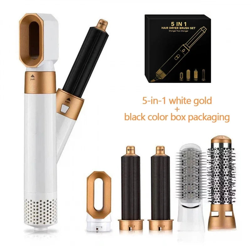 Professional 5 in 1 Hair Dryer Hot Air Comb Curler For Dyson Airwrap Hair Dryer Styling Tool Hair Straightener Hairdressing Tool