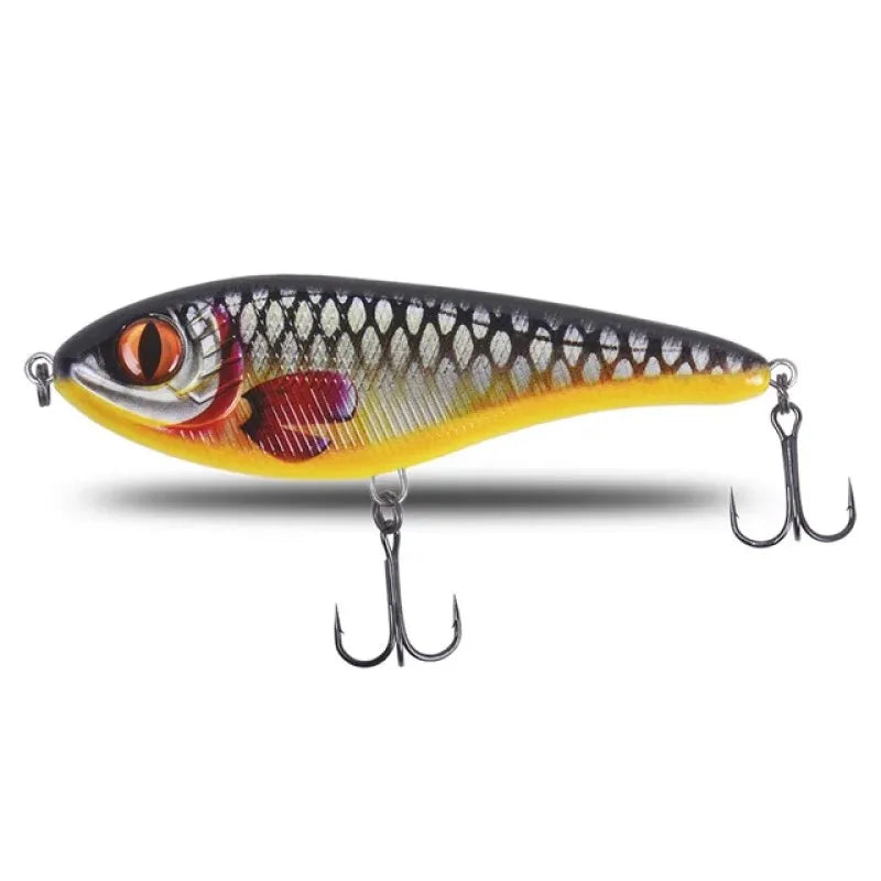 TSUYOKI Musky Jerkbaits Slow Sinking Slider Lures 90mm/105mm Loud Sound Crankbaits Westin Lure Jerkbait Fishing for Pike Walleye