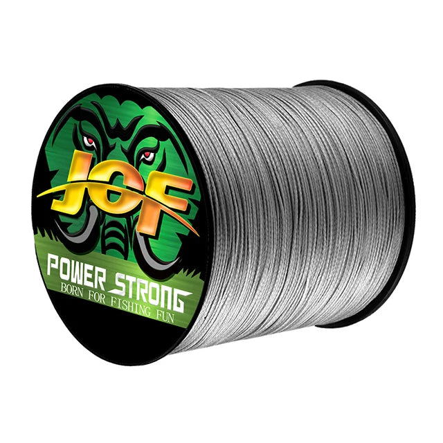 JOF 4 Braided x4 Strands 300M 100M Fly Fishing Line Multifilament Wire Pesca  10-85LB  Carp Sea Saltwater Weave Extreme Japan